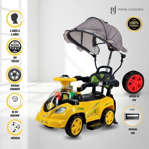 Correpasillo Guiador Licenciado Kingdom «BABY JOY» Yellow