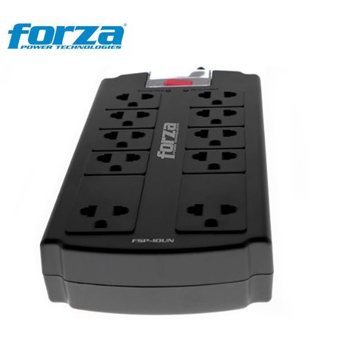 Supresor De Pico Forza  Negro 220v Fsp-10un