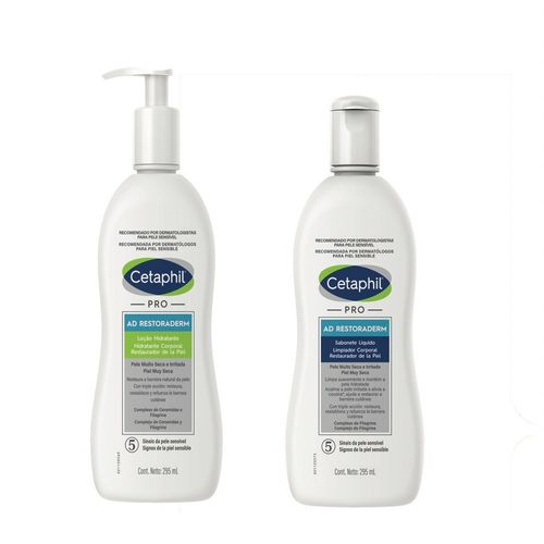 Cetaphil - Pack Súper Dúo Retoradem limipador e hidratante