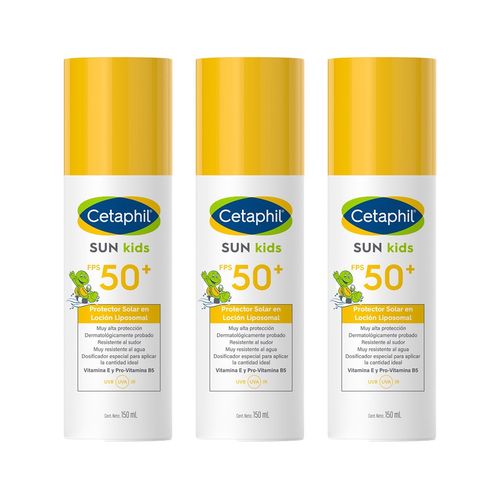 Cetaphil - Pack x3 Sun Kids FPS 50 x 150ml