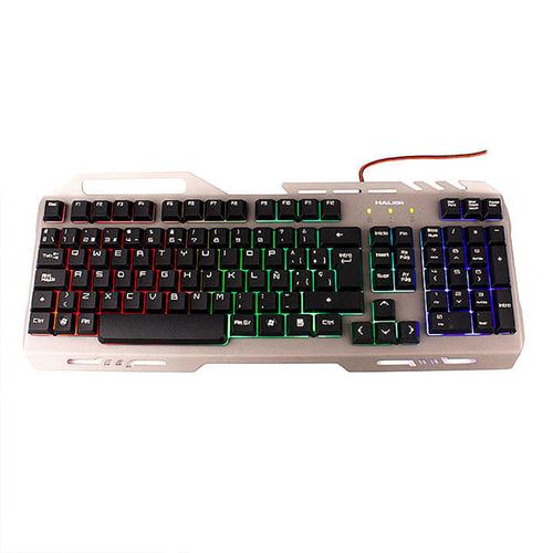 Teclado Gamer Halion Steel HS-K938 LED, Usb