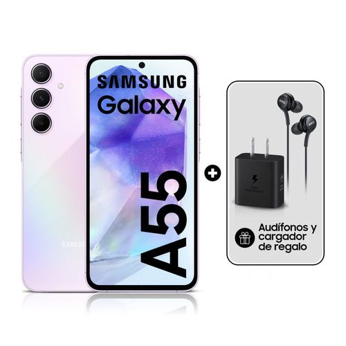 Celular Samsung Galaxy A55 5G 6.6" 256GB 8GB RAM Light Violet