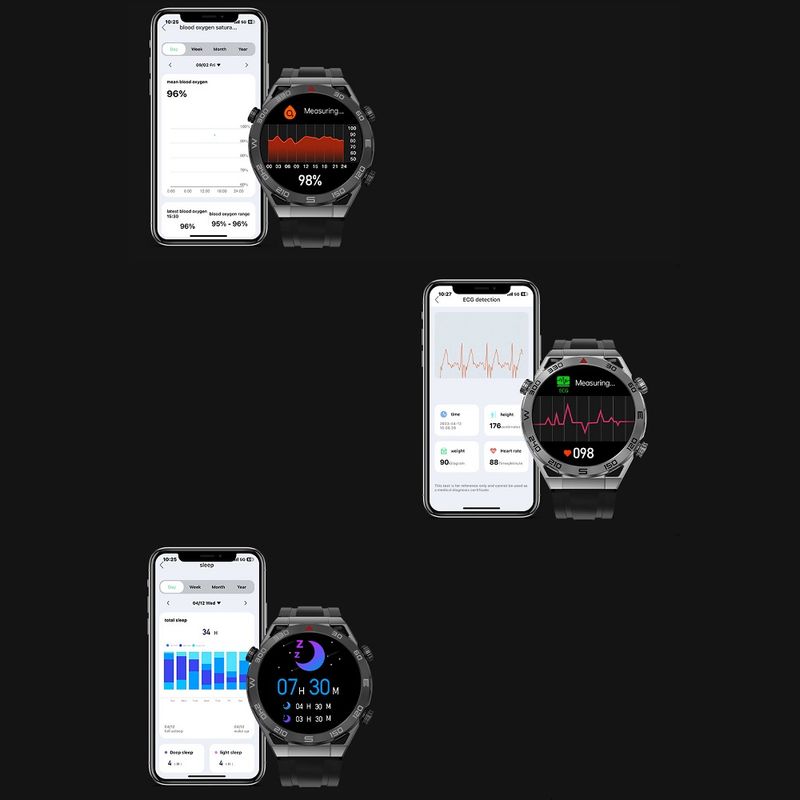 SMARTWATCH-PLATEADO-DT3-ULTRA-MATE-CUERO