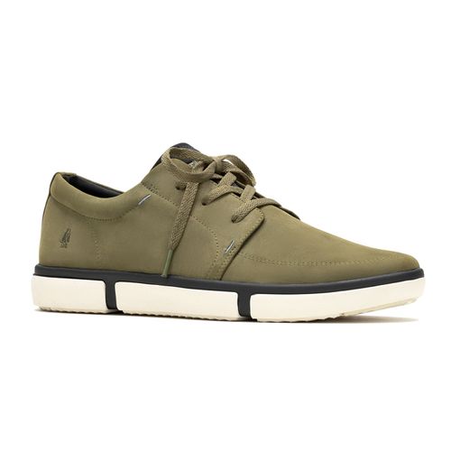 ZAPATILLA HUSH PUPPIES CUERO BRIGGS ECO PT SNEAKER VERDE OLIVA PARA HOMBRE