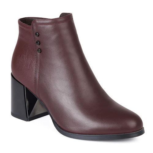 Botin Casual Mujer 7946 BURGUNDY