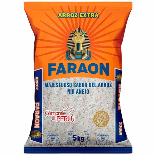 Arroz Extra Añejo FARAON Naranja Bolsa 5kg