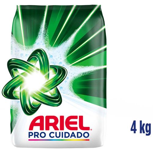 Detergente en Polvo ARIEL Perlas Limpiadoras Bolsa 4Kg