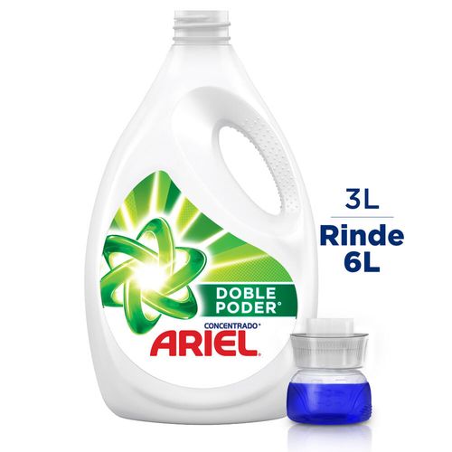 Detergente líquido ARIEL Concentrado Galonera 3000Ml