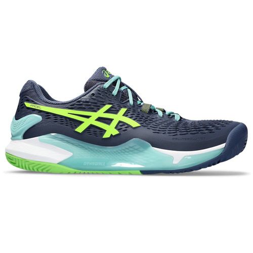 Zapatillas ASICS GEL-Resolution 9 Padel Thunder Blue/Electric Lime Hombre