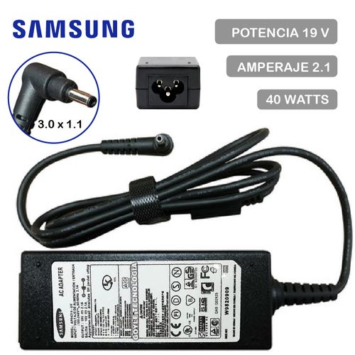 Cargador Genérico Samsung 19v 2.1a 3.0x1.1mm 40w