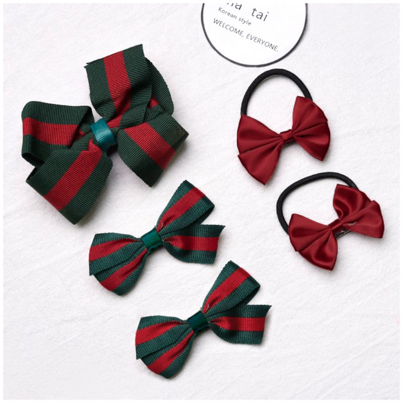 Set-de-Ganchos-Accesorios-de-Cabello-para-Niñas---Lazos