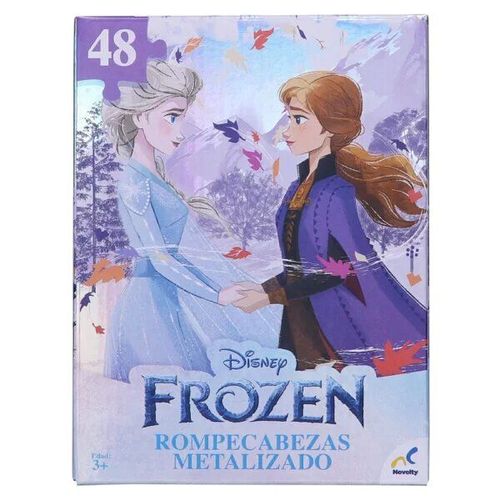 Rompecabezas Disney Frozen Metalizado de 48 piezas