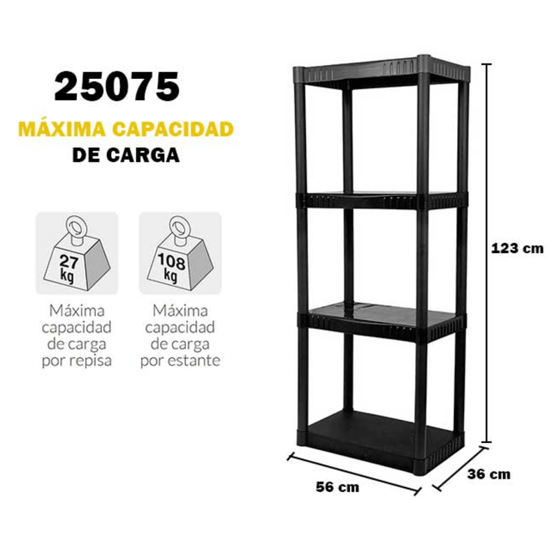Combo-estante-organizador-de-plastico-Pretul-2-piezas