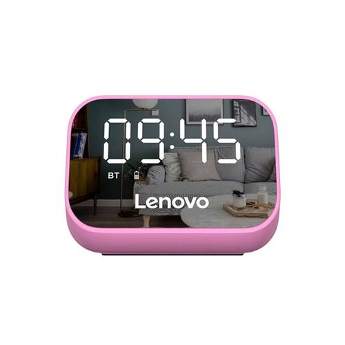 Reloj despertador con altavoz multifuncional Lenovo TS13 rosado - copy