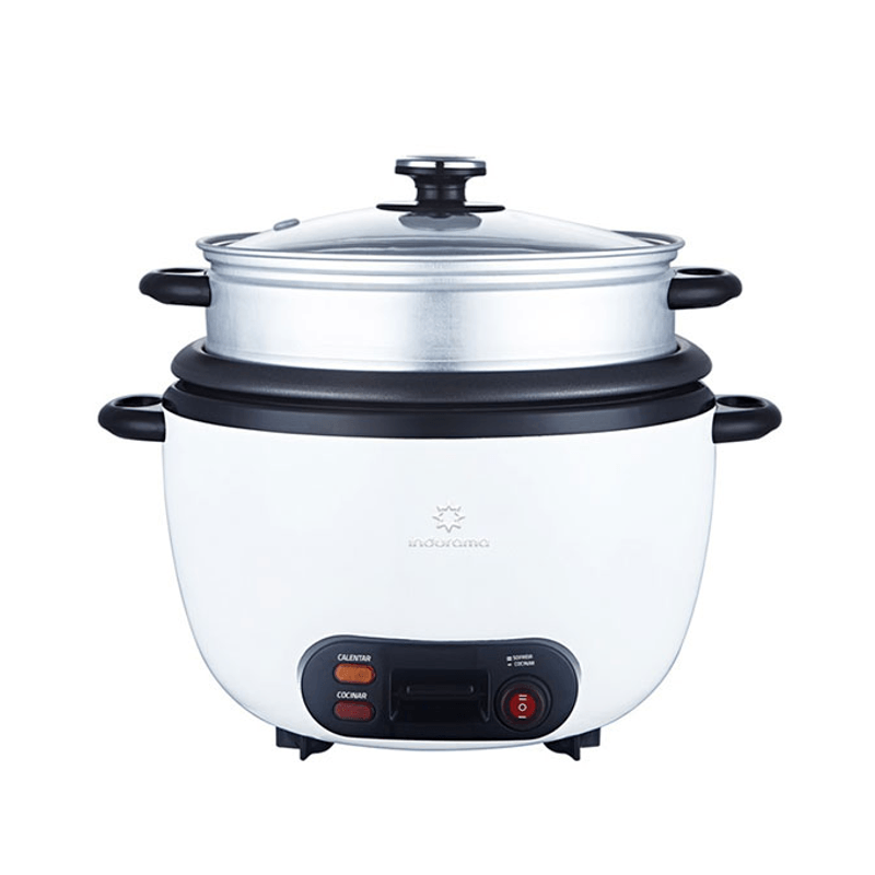Olla-Arrocera-18L-con-Vaporera-Indurama-OAI-BL18-–-Blanco