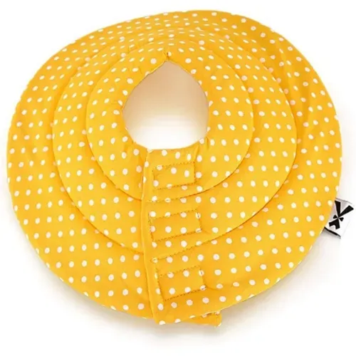 Collar Isabelino color Amarillo con Lunares - copy