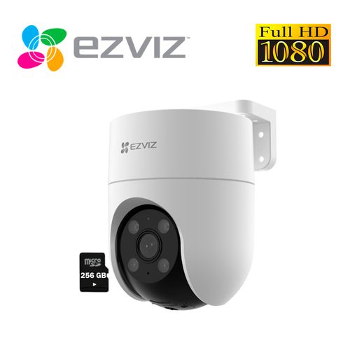 Cámara Seguridad Wifi H8C 1080P Ezviz 360° + Micro SD 256GB