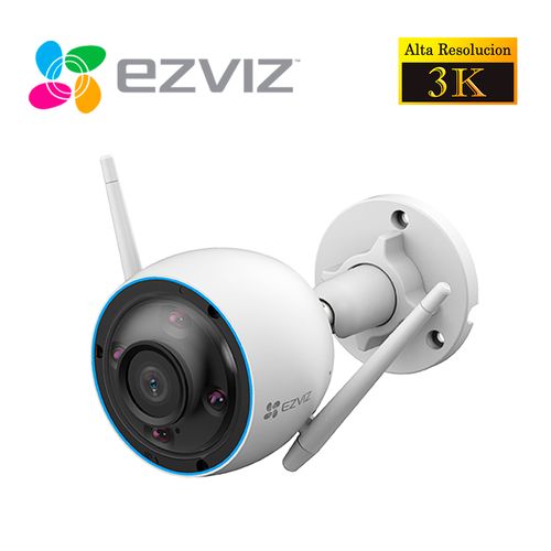 Cámara Seguridad Wifi Inalámbrica H3 3K 5MP Ezviz Exterior