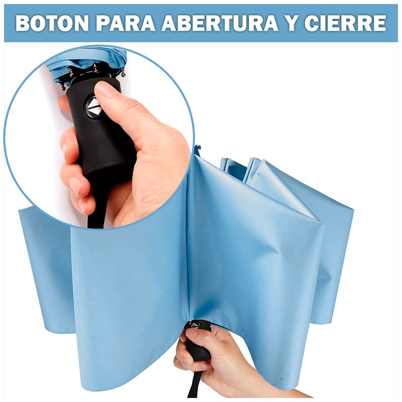 Paraguas-Plegable-con-Proteccion-UV-Sombrilla-de-Mano-K01-Celeste