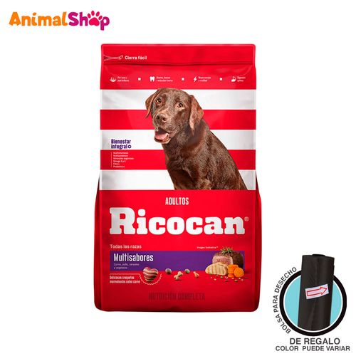 Comida para Perro Adulto Ricocan Multisabores 15kg