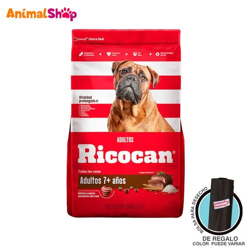 Comida para Perro Adulto 7+ Edad Avanzada Ricocan 15kg