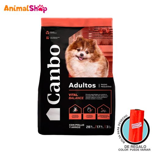 Comida Perro Canbo Balance Adulto Raza Pequeña Pollo 3Kg