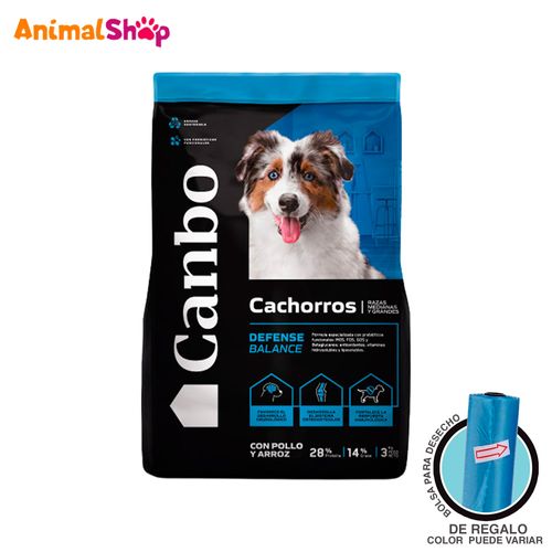 Comida Perro Canbo Balance Cachorro Mediana Grande Pollo 3Kg