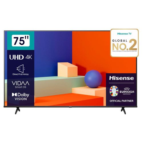 Televisor Hisense 75" 75A6K LED 4K UHD VIDAA