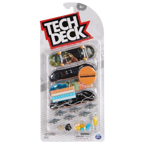 Patineta Para Dedos Tech Deck Pack X4 Dos Maxallure