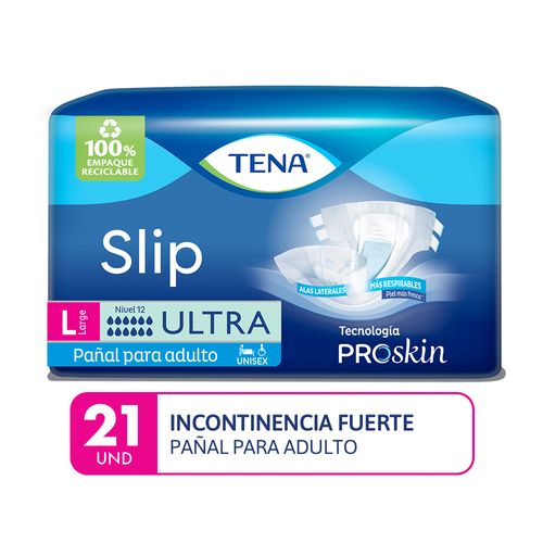 Pañal para adulto Tena Slip Ultra Talla L Paquete 21 und