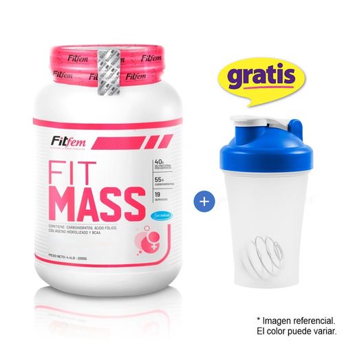 Proteína Fit mass 2kg Chocolate + Shaker