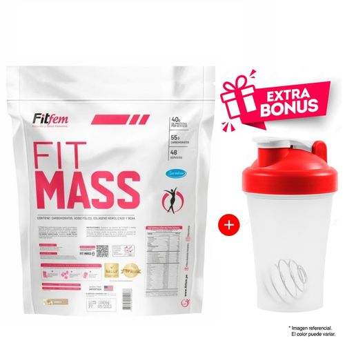 Proteína Fit mass 5kg Chocolate + Shaker