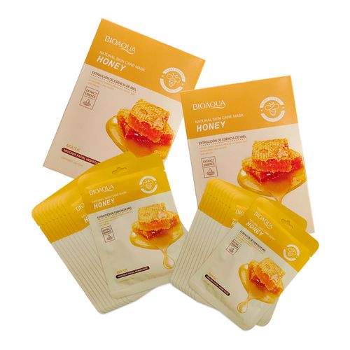 2 Mascarilla Natural De Miel Para El Cuidado De La Piel 30G X 10Pcs - Bioaqua