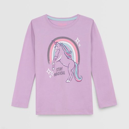 Polo Con Print Central Para Niña Circus