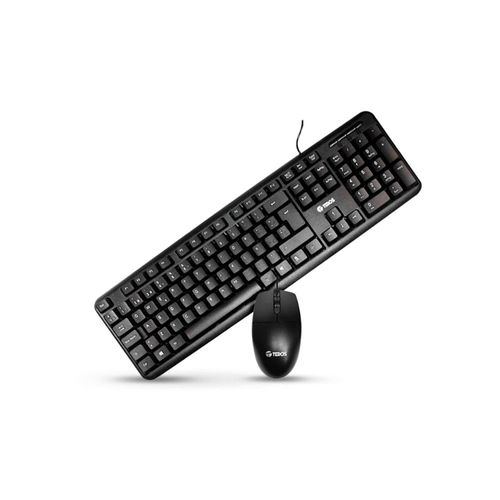 Kit Teclado Y Mouse Teros TE4062N USB Sp Black