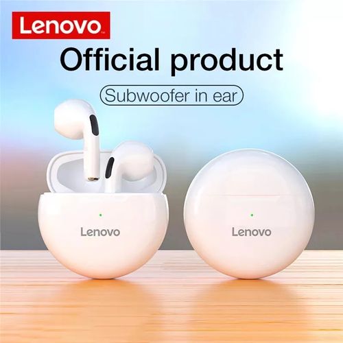 Audífonos Bluetooth Lenovo HT38 TWS  Inalámbricos Blanco