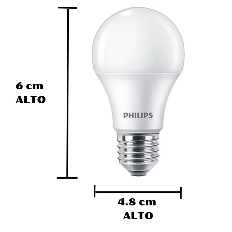 FOCO-LED-PHILIPS-7W-EcoHome---PACK-10-UNIDADES