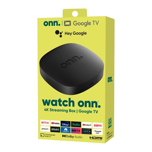 Dispositivo de Streaming Onn Google TV 4K Streaming Box