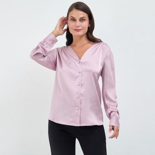 Blusa Zafin Mujer Manga Larga Silky