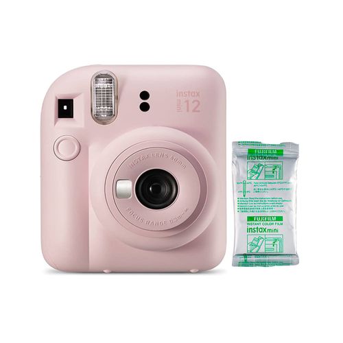 Camara  Fujifilm Instax Mini 12 Rosado + Pelicula x 10