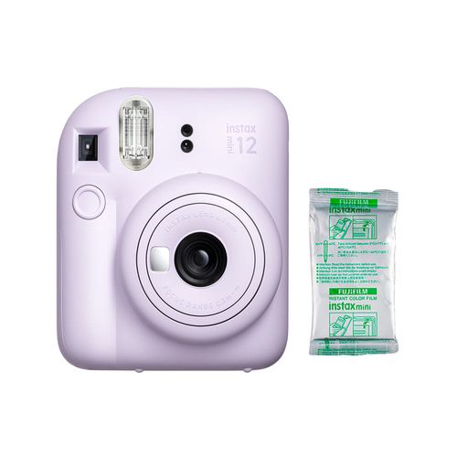 Camara  Fujifilm Instax Mini 12 Lila + Pack Pelicula x 10