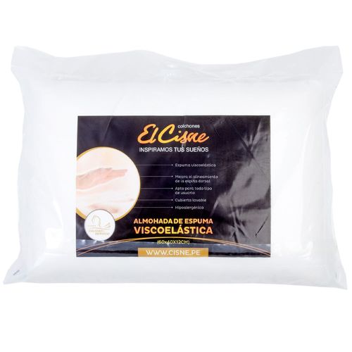 Almohada EL CISNE Viscoelástica Blanca
