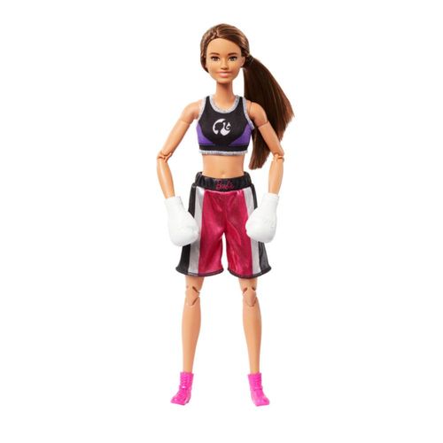 Muñeca Barbie Profesiones Boxeadora