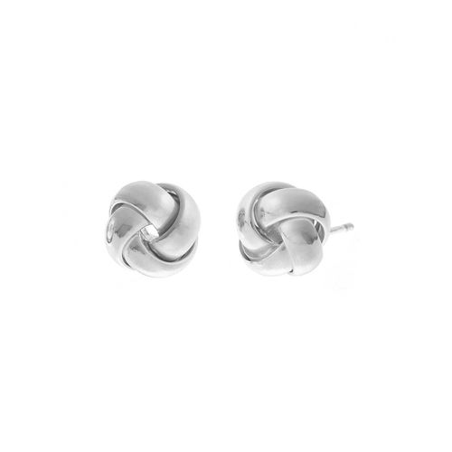 Aretes Nudo Veronica plata 925