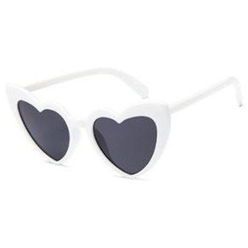 Lentes De Sol Corazon Lolita Blanco