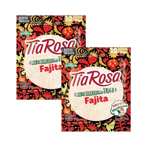 Pack Tortilla de Trigo TÍA ROSA Bolsa 260g x 2un