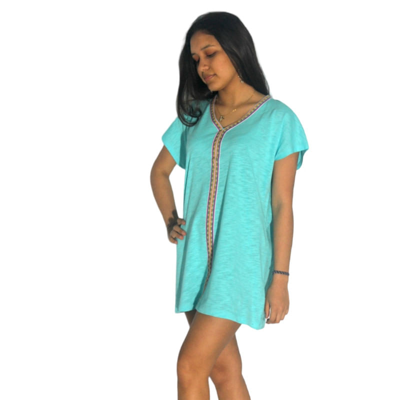 kaftan-mujer-cuello-v-Jessica-Colors-100--algodon-color-aqua