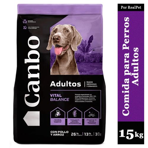 Comida para Perro Adulto Mediano Grande Canbo Balance Pollo 15 kg