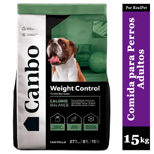 Comida Perro Adulto Canbo Balance Control de Peso Todas las Razas 15 kg