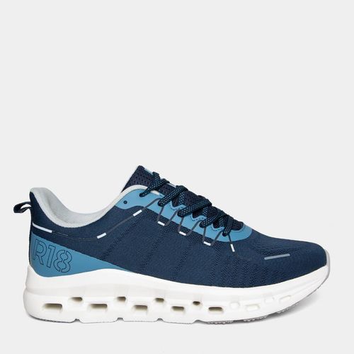 Zapatillas Running R18 Hombres R18-Bt045  Jacquard Azulino